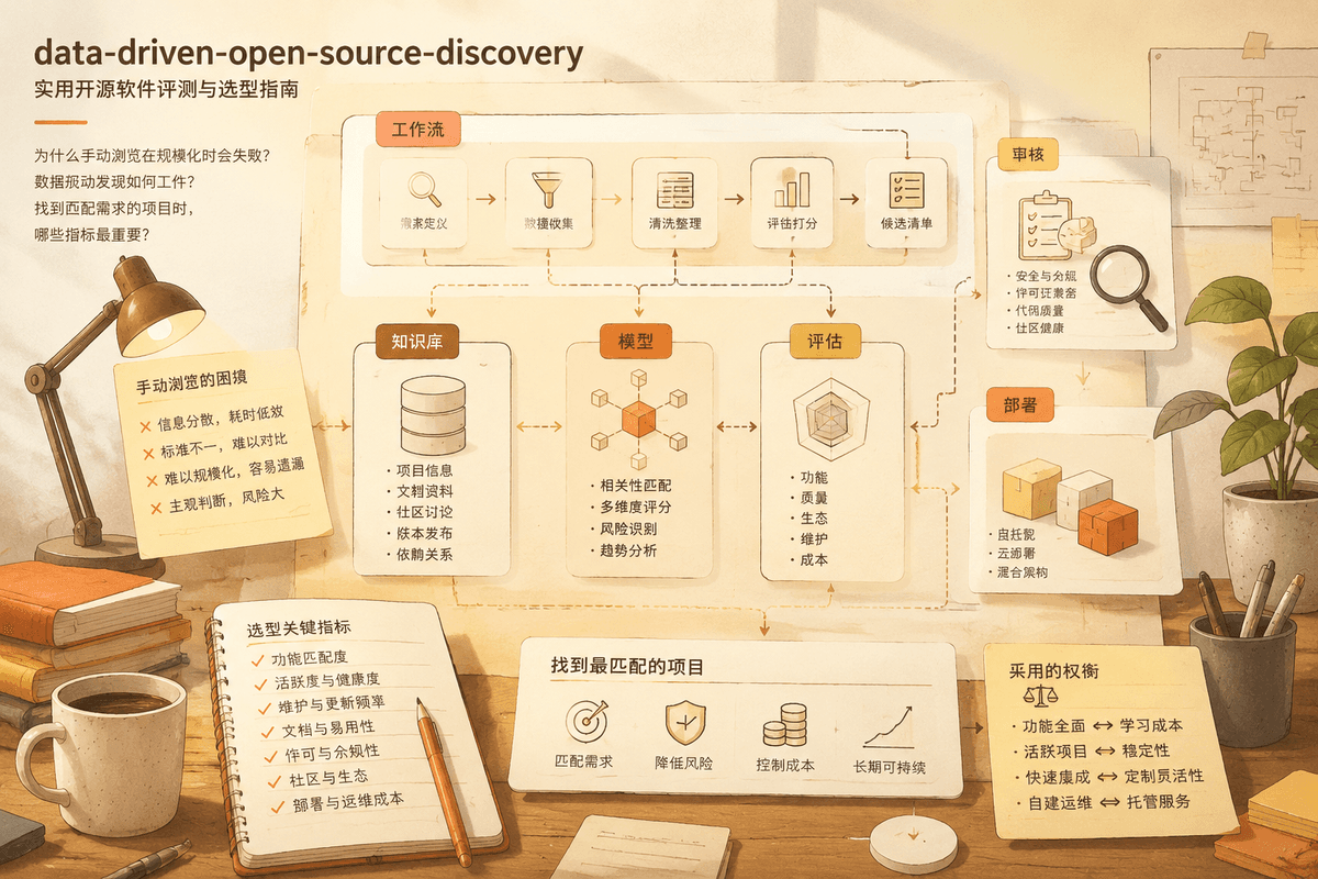 构建数据驱动的开源发现方法