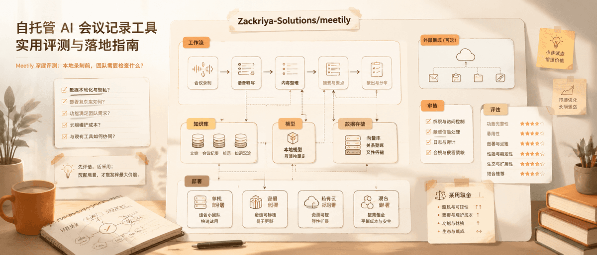 Meetily: Local AI Meeting Notes and the Privacy Trade-Off