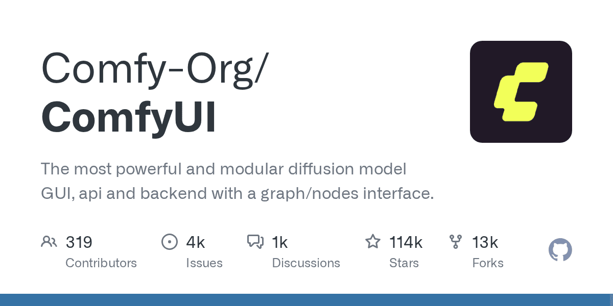Comfy-Org/ComfyUI project screenshot