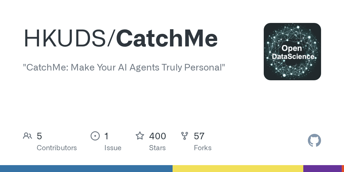 HKUDS/CatchMe project screenshot
