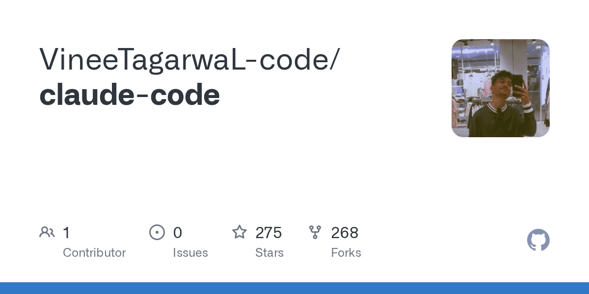 VineeTagarwaL-code/claude-code project screenshot