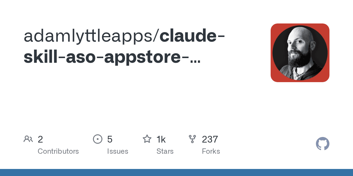 adamlyttleapps/claude-skill-aso-appstore-screenshots project screenshot