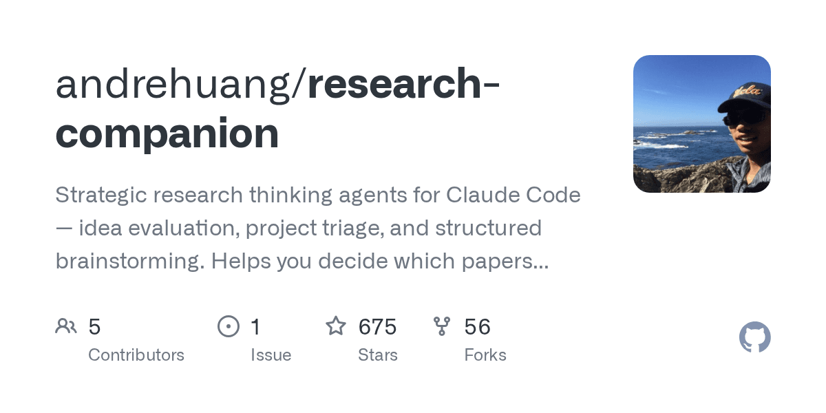 andrehuang/research-companion project screenshot