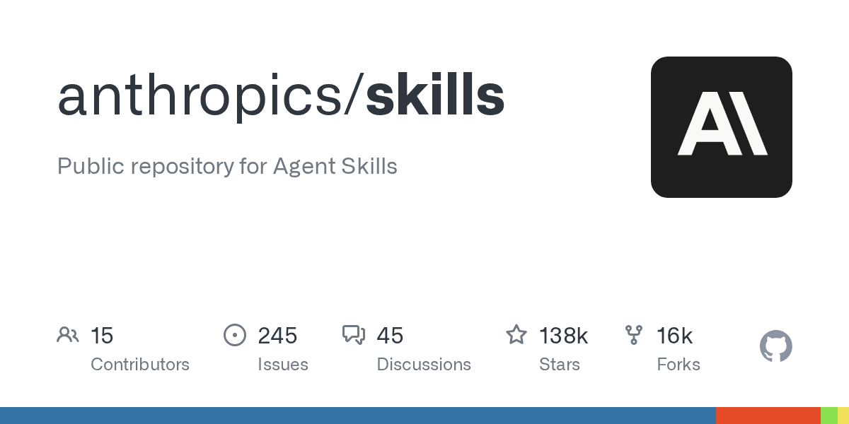 anthropics/skills project screenshot