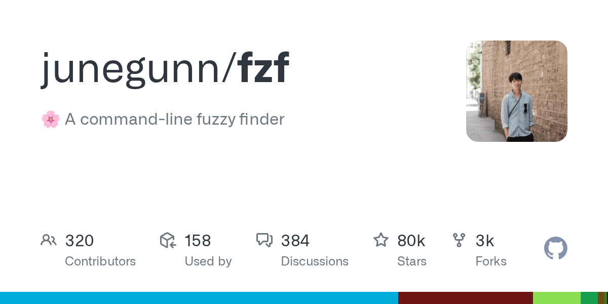 junegunn/fzf project screenshot