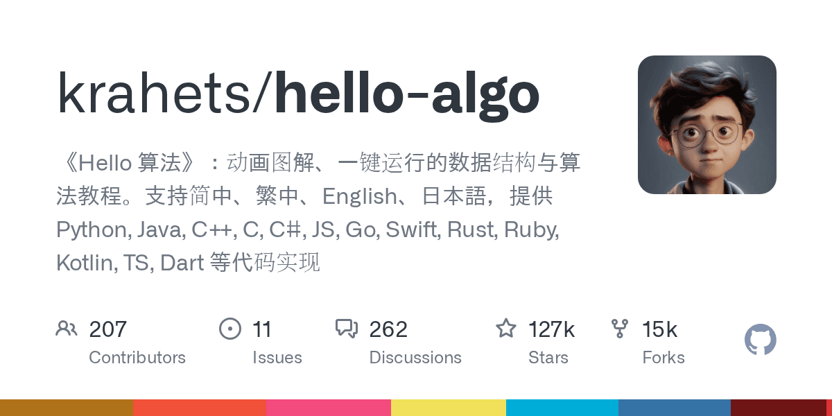 krahets/hello-algo project screenshot