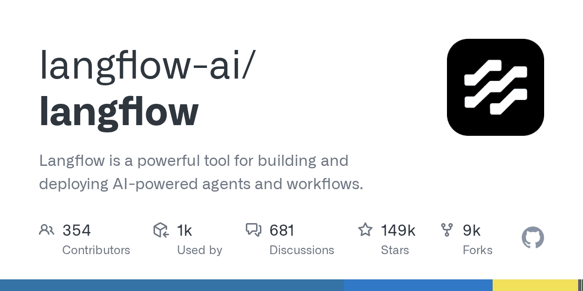 langflow-ai/langflow project screenshot