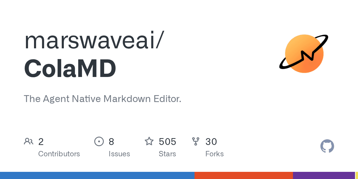 marswaveai/ColaMD project screenshot
