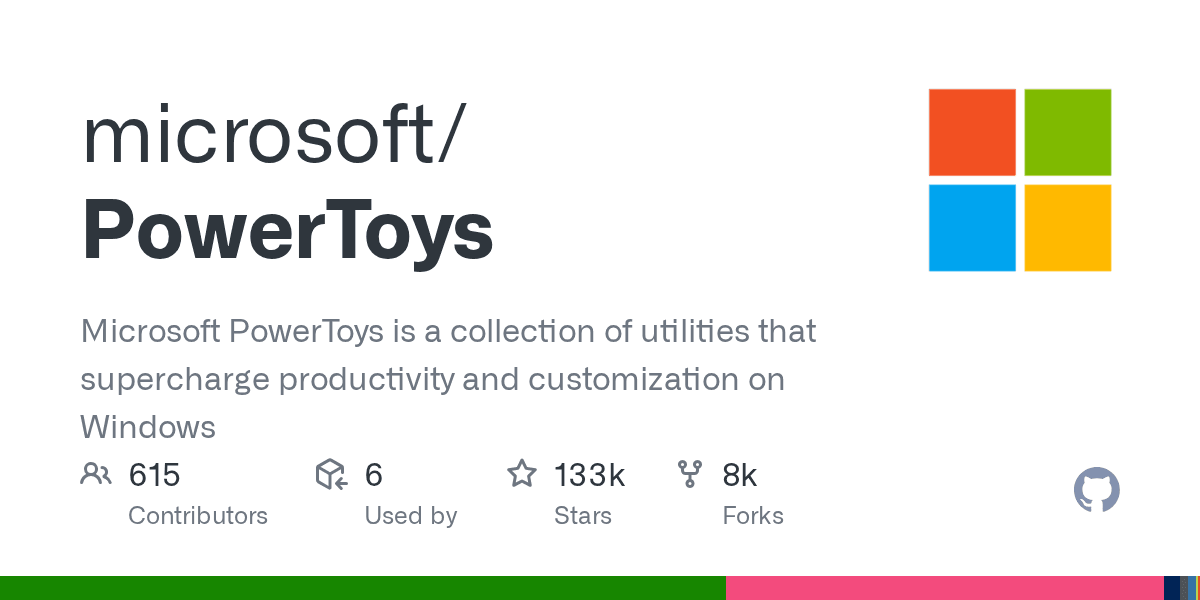 microsoft/PowerToys project screenshot