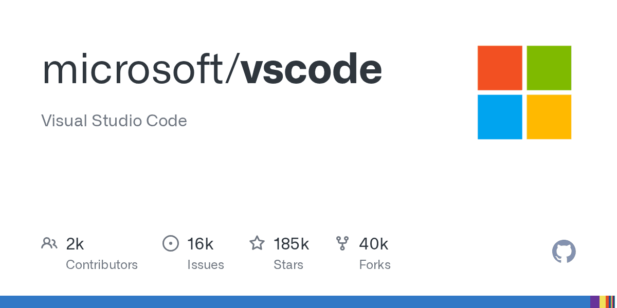 microsoft/vscode project screenshot