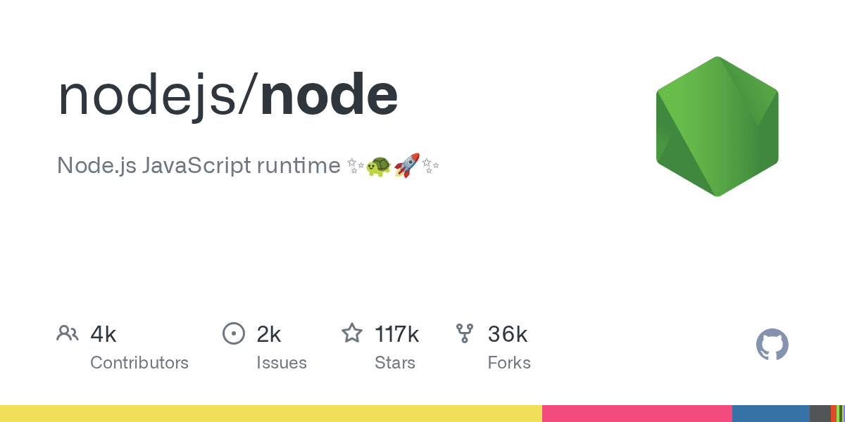 nodejs/node project screenshot