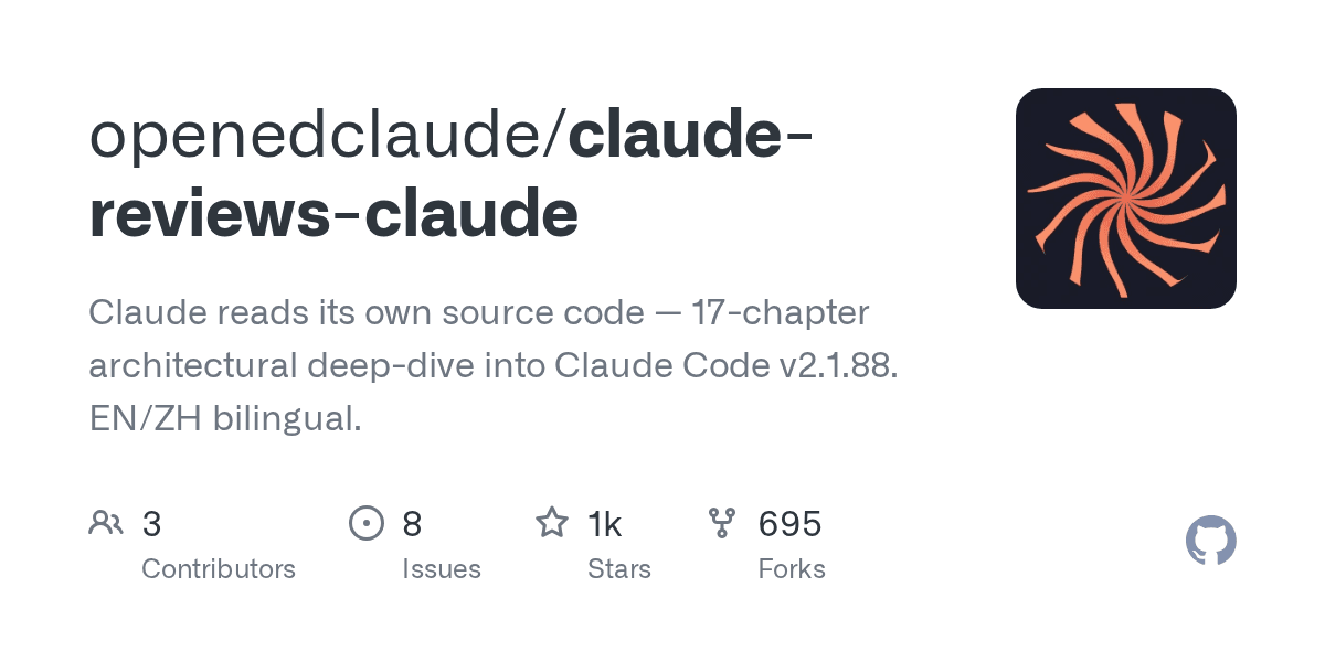openedclaude/claude-reviews-claude project screenshot