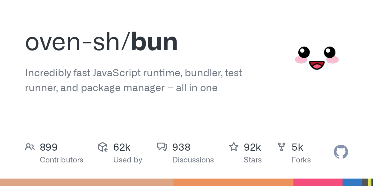 oven-sh/bun project screenshot