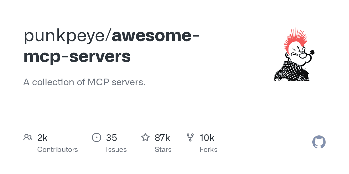 punkpeye/awesome-mcp-servers project screenshot