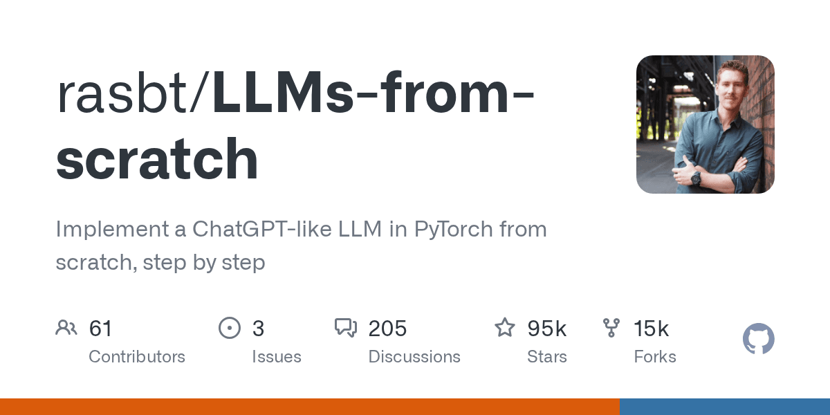 rasbt/LLMs-from-scratch project screenshot