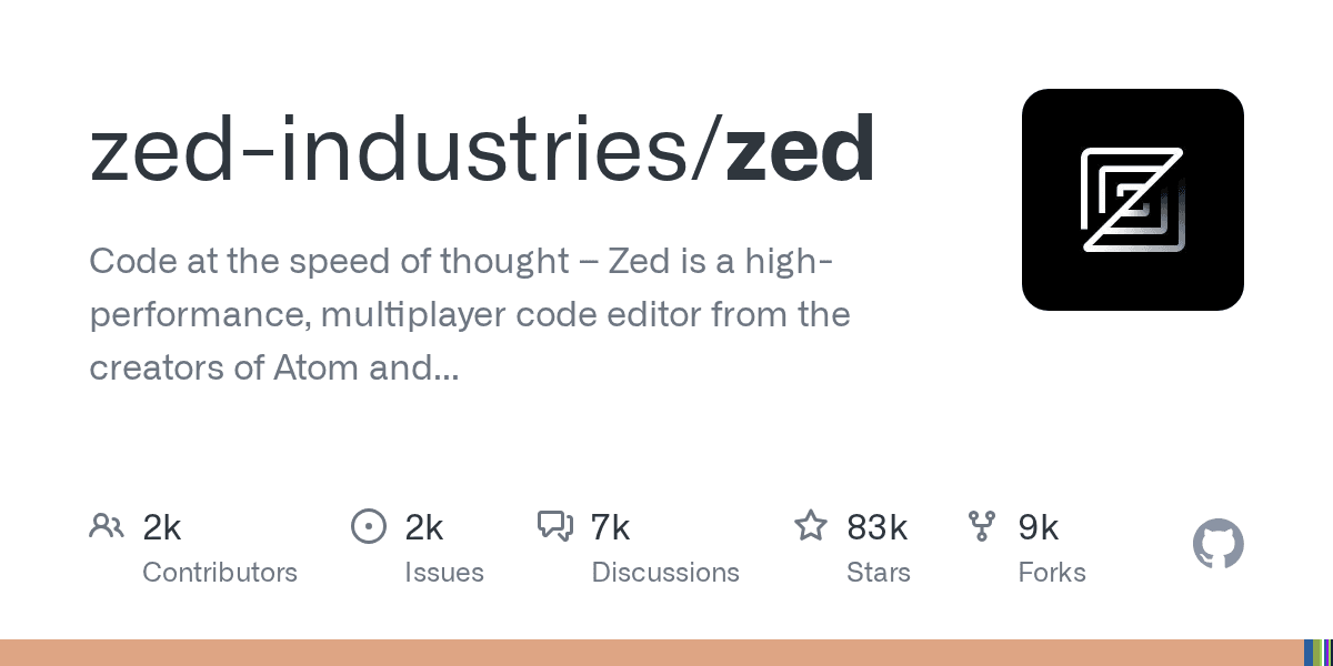 zed-industries/zed project screenshot