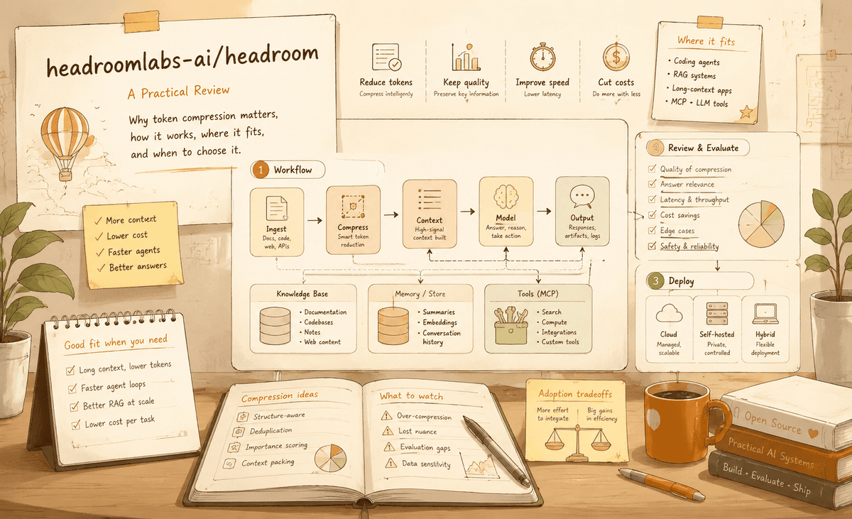 Headroom: Context Compression Is Becoming a Real Layer for AI Agents Headroom: Context Compression Is Becoming a Real Layer for AI Agents