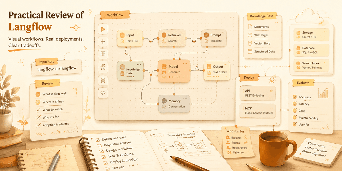 Langflow: Visual Agent Builders Are Useful, But Not Automatic Langflow: Visual Agent Builders Are Useful, But Not Automatic